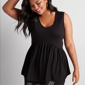 Lane Bryant Babydoll Swing tank